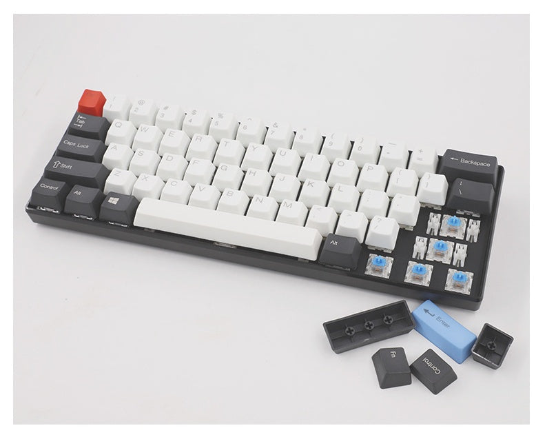 Mechanical keyboard with 60 key cap