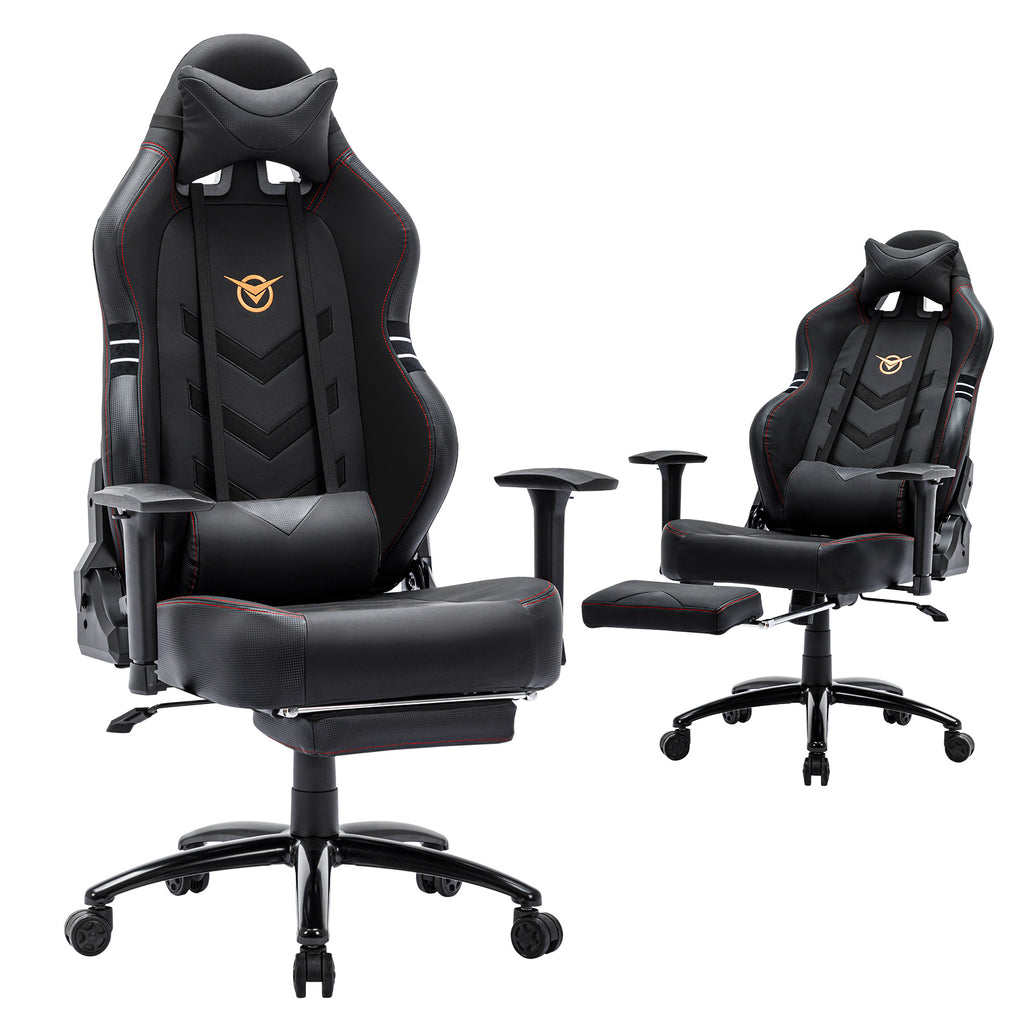 Tall gaming chair 350lbs racing computer gaming chair