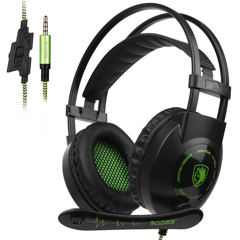 Trådbundet USB-headset med Mikrofon & Kraftfullt Ljud