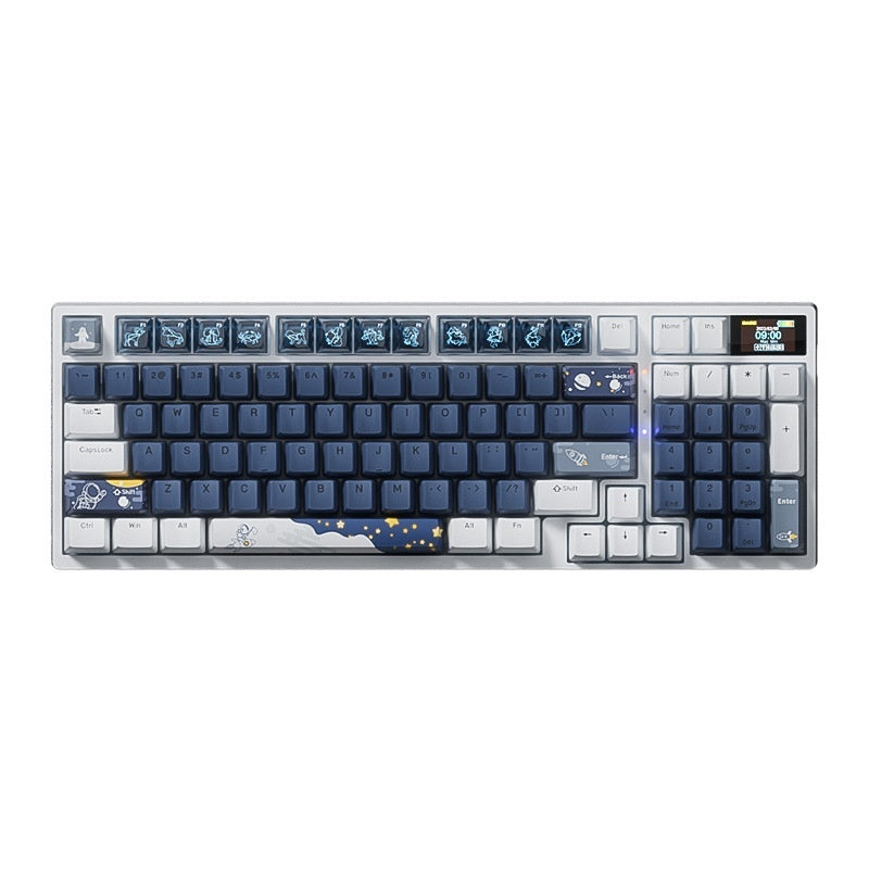 Trådlös mechanical keyboard three mode bluetooth
