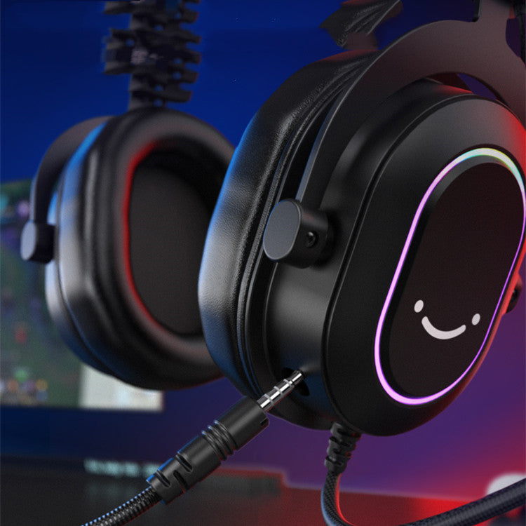 Gaming headset trådbunden headset with mic