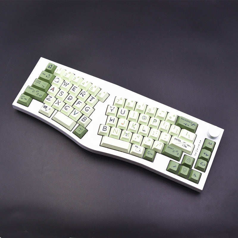 Game mechanical keyboard trådlös bluetooth hot swappable