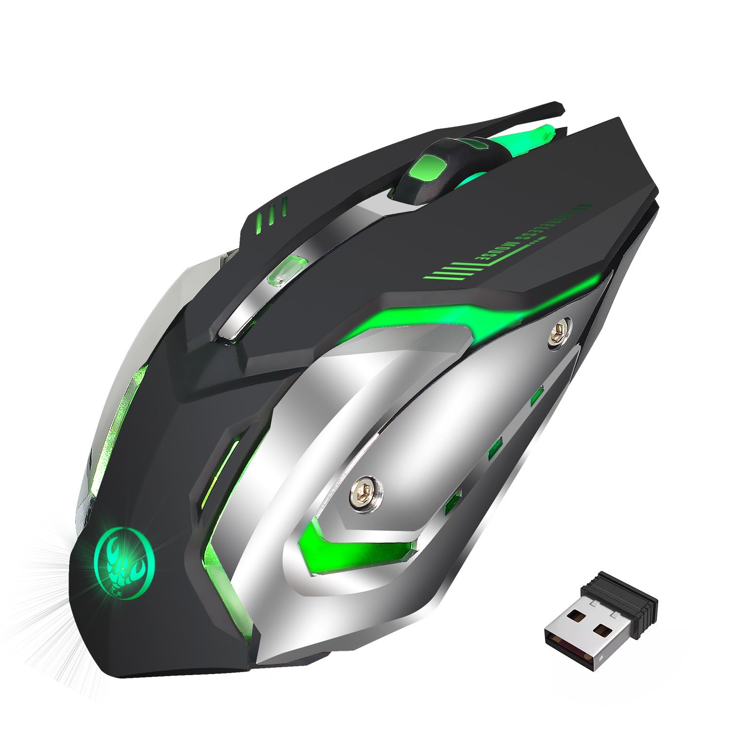 Trådlös gaming mouse 10 meters transmission distance