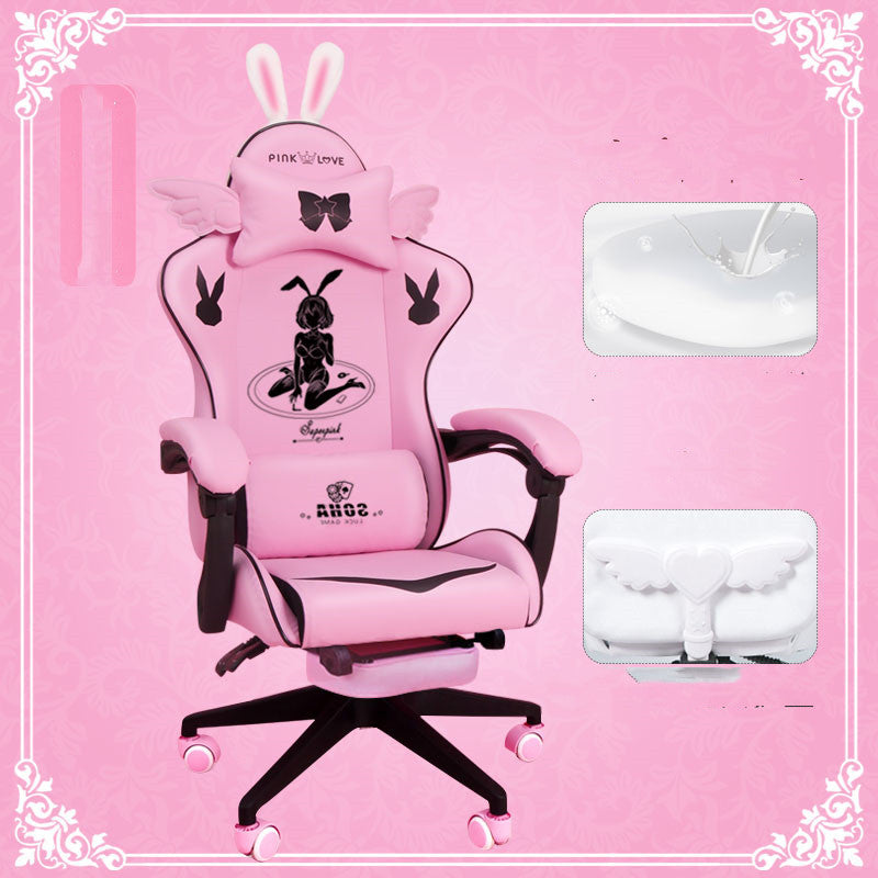 Goddess gaming home cute liftable chair