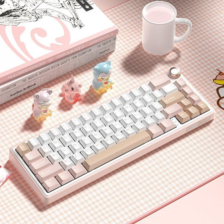 Mechanical keyboard rgb portable trådlös bluetooth