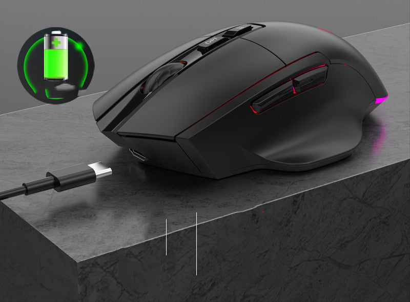 Rechargeable trådlös rgb gaming mouse high value gaming mouse