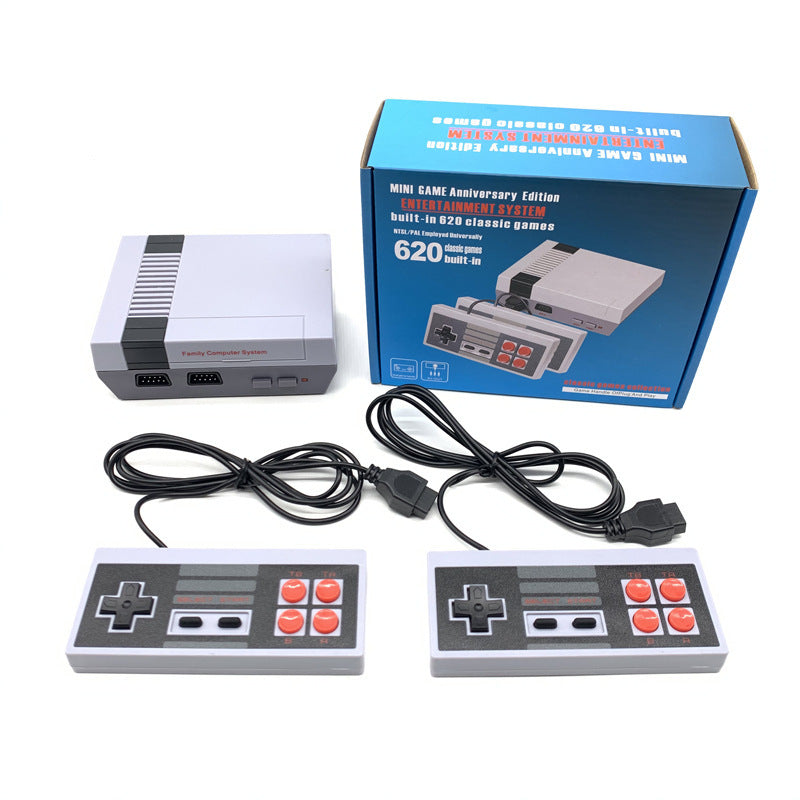 Nes game console 8 bit nostalgic 80 s retro fc nes 620 tv mini game host