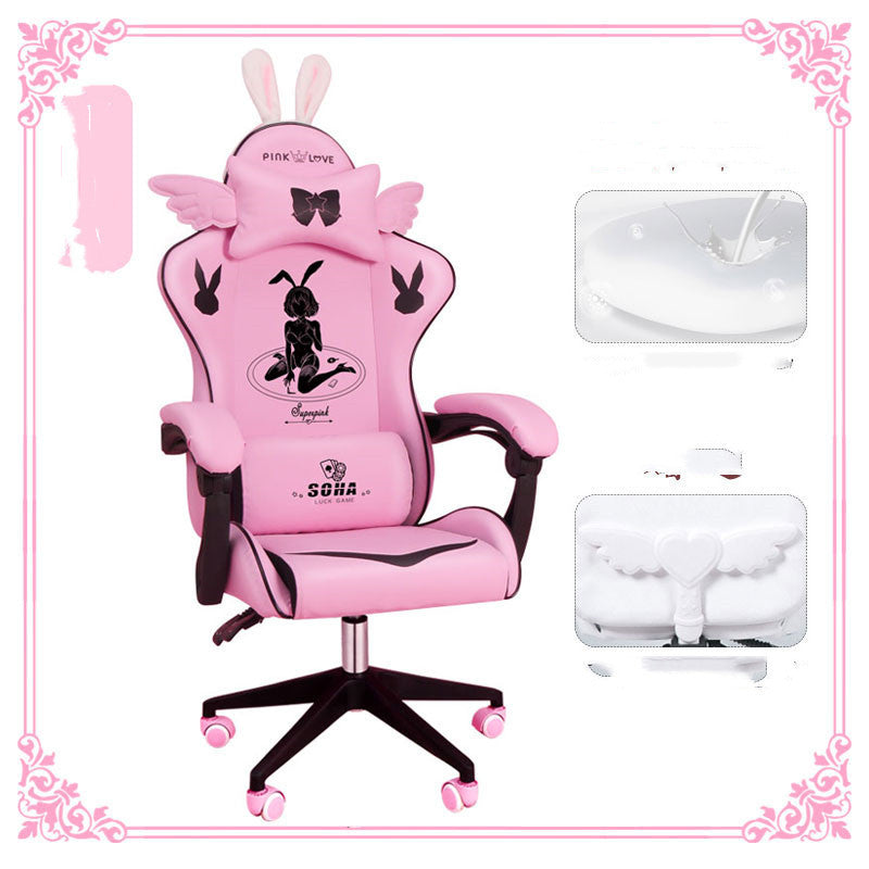 Goddess gaming home cute liftable chair