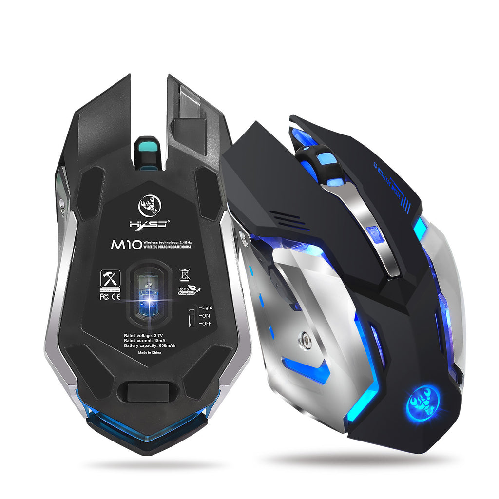 Trådlös gaming mouse 10 meters transmission distance