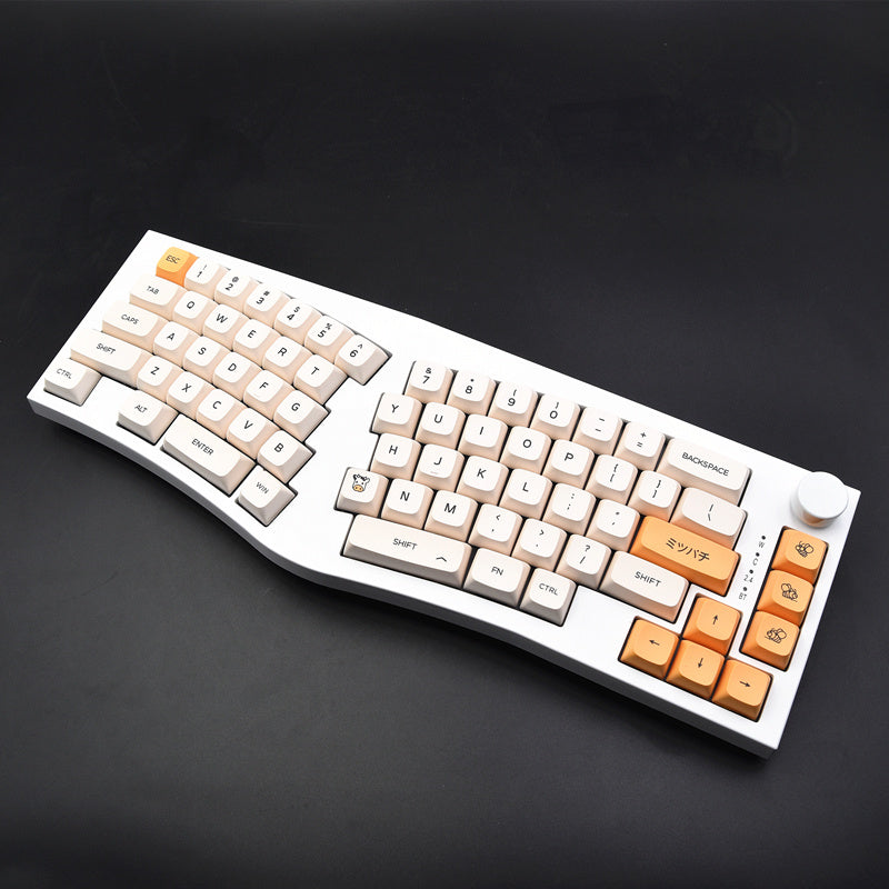 Game mechanical keyboard trådlös bluetooth hot swappable