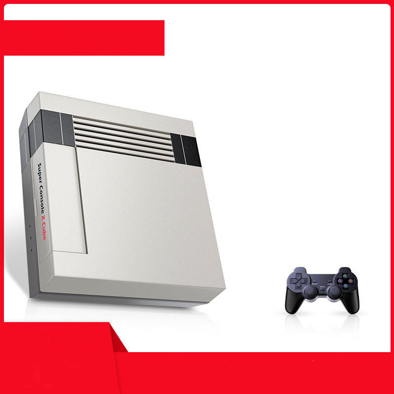 Retro console super console classic red and white machine