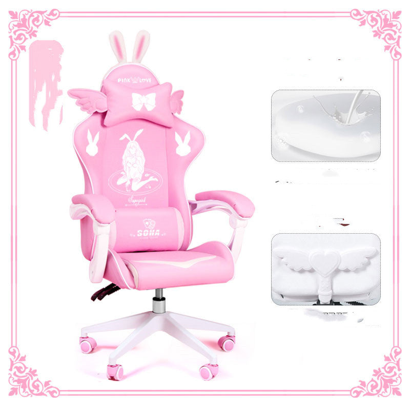 Goddess gaming home cute liftable chair